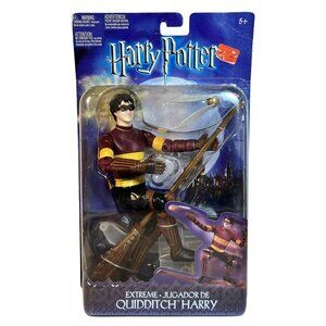 Harry Potter Extreme Quidditch Harry Action Figure Mattel New READ Box has Wear